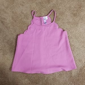 Francesca's Crop Top Blouse